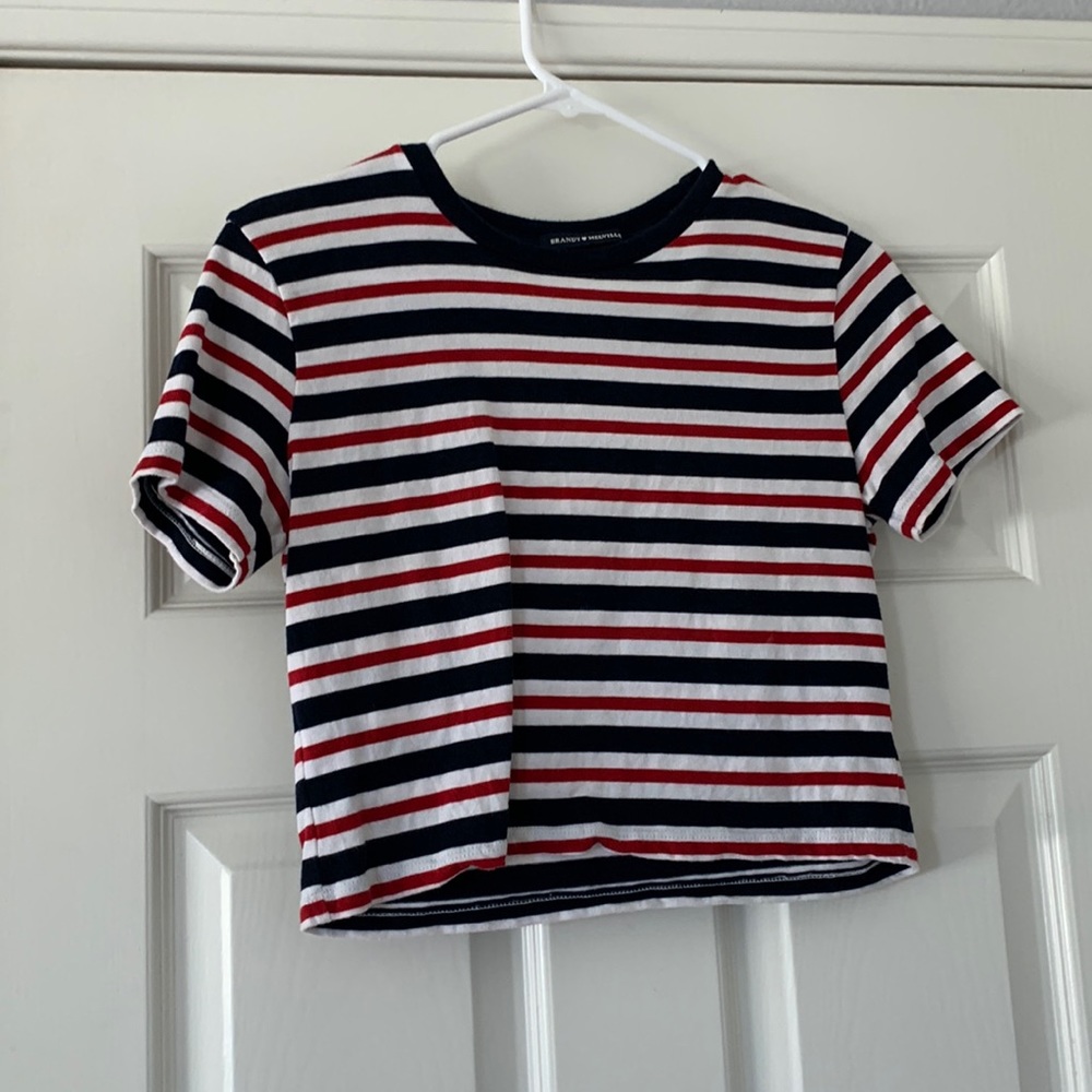 Red, white, and blue brandy melville top